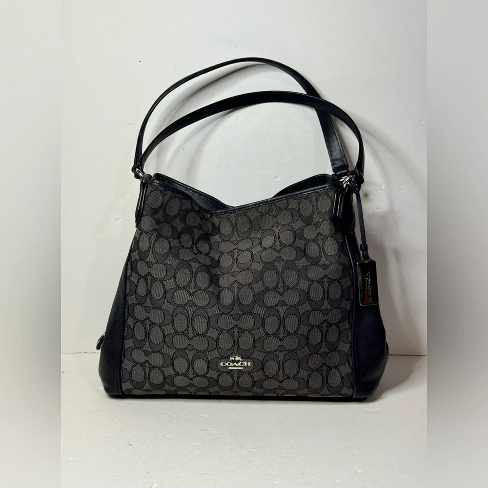 Coach Edie Shoulder Bag 31 In Signature Jacquard